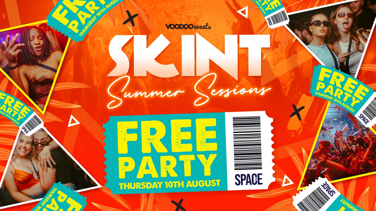Skint Thursdays at Space – The Free Party – 10th August