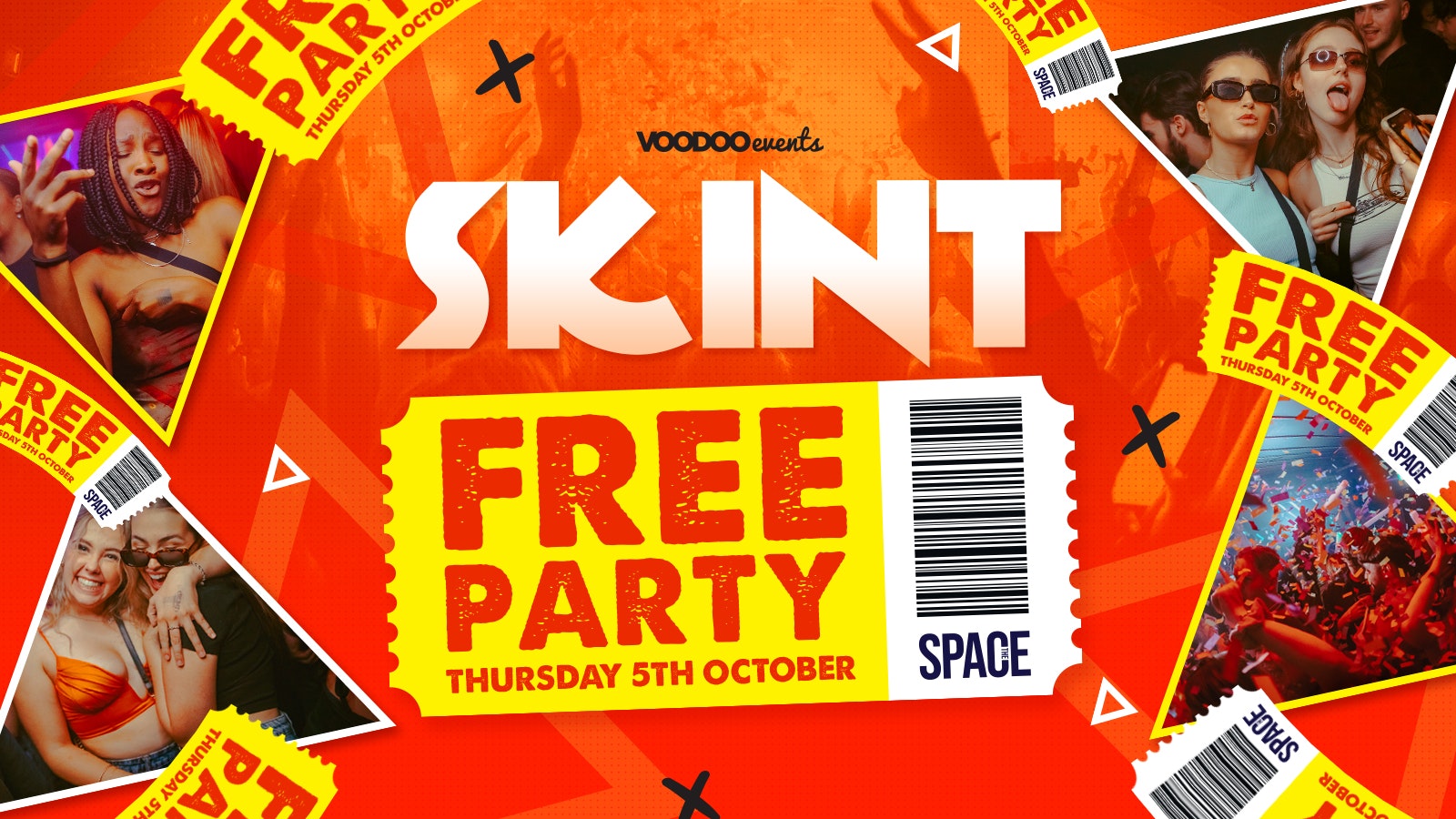 Skint Thursdays at Space – The Free Party – 5th October