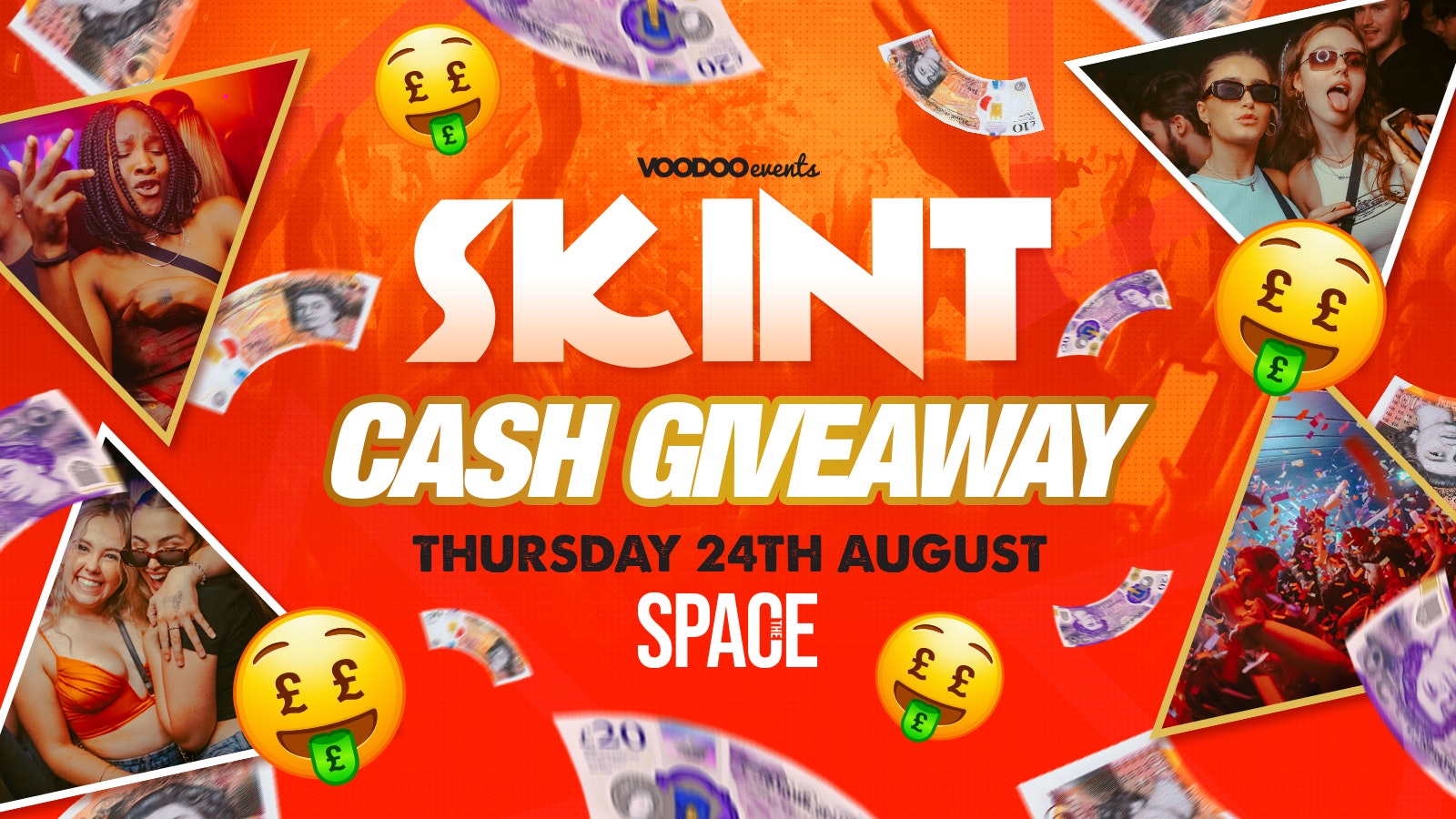 Skint Thursdays at Space – Cash Giveaway – 24th August