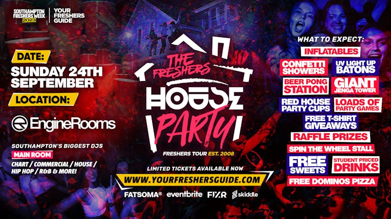 The Project X Freshers House Party | Southampton Freshers 2023 - Last 50 Tickets!