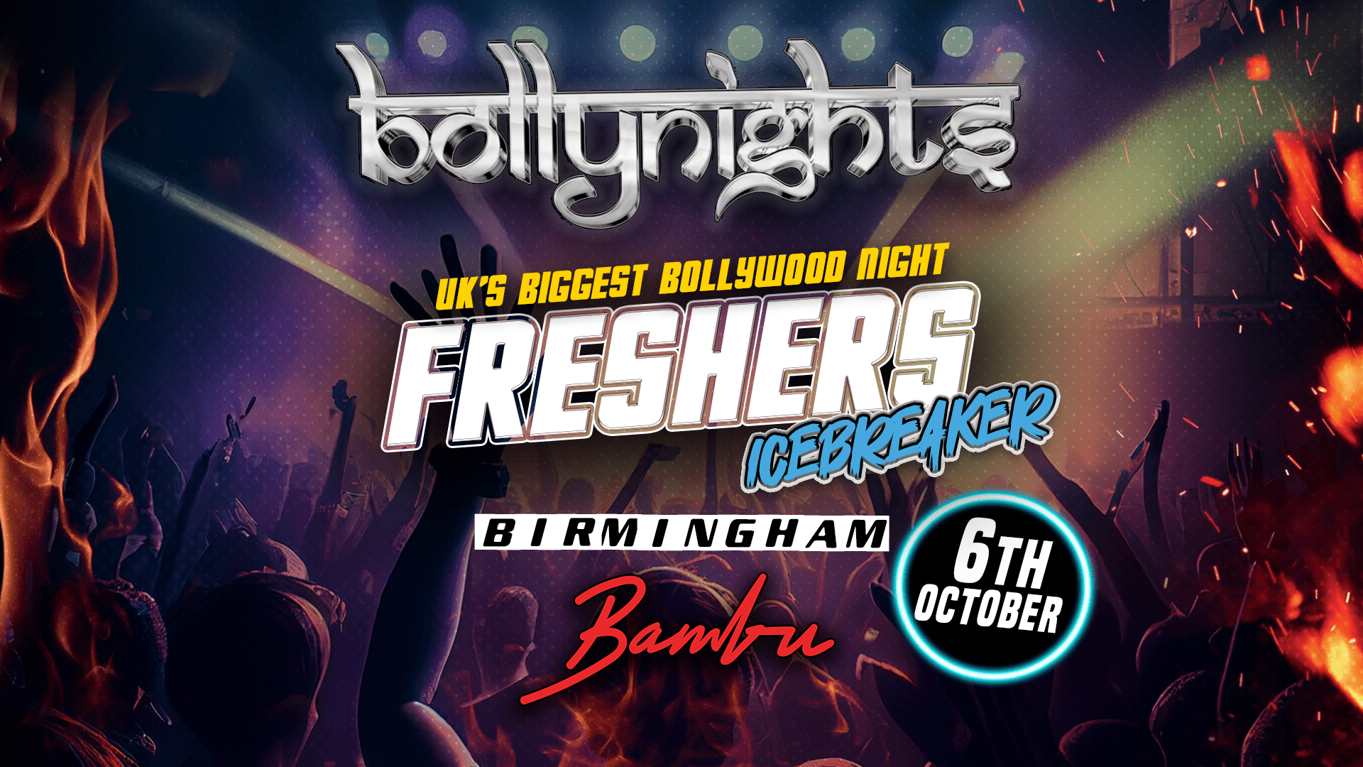 Bollynights Birmingham – Friday 6th October | Bambu