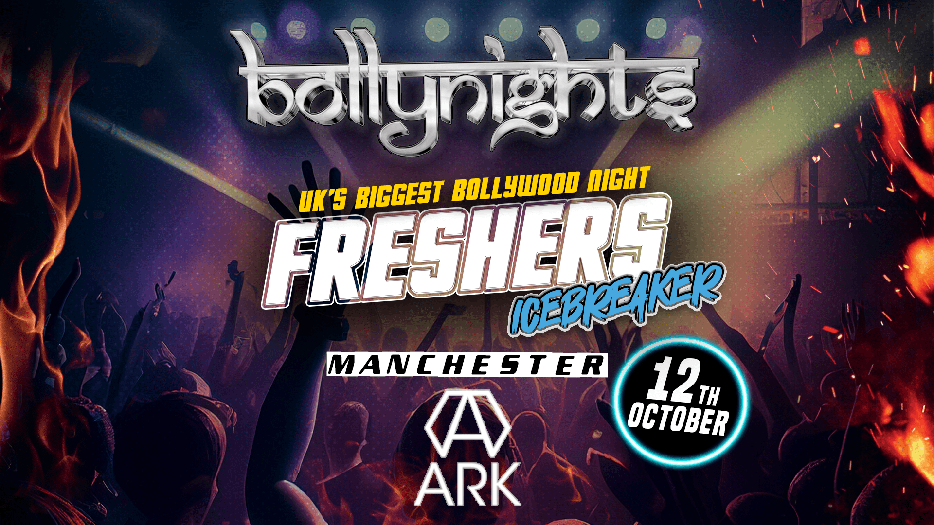 Bollynights Manchester – Thursday 12th October  |  ARK Deansgate Locks