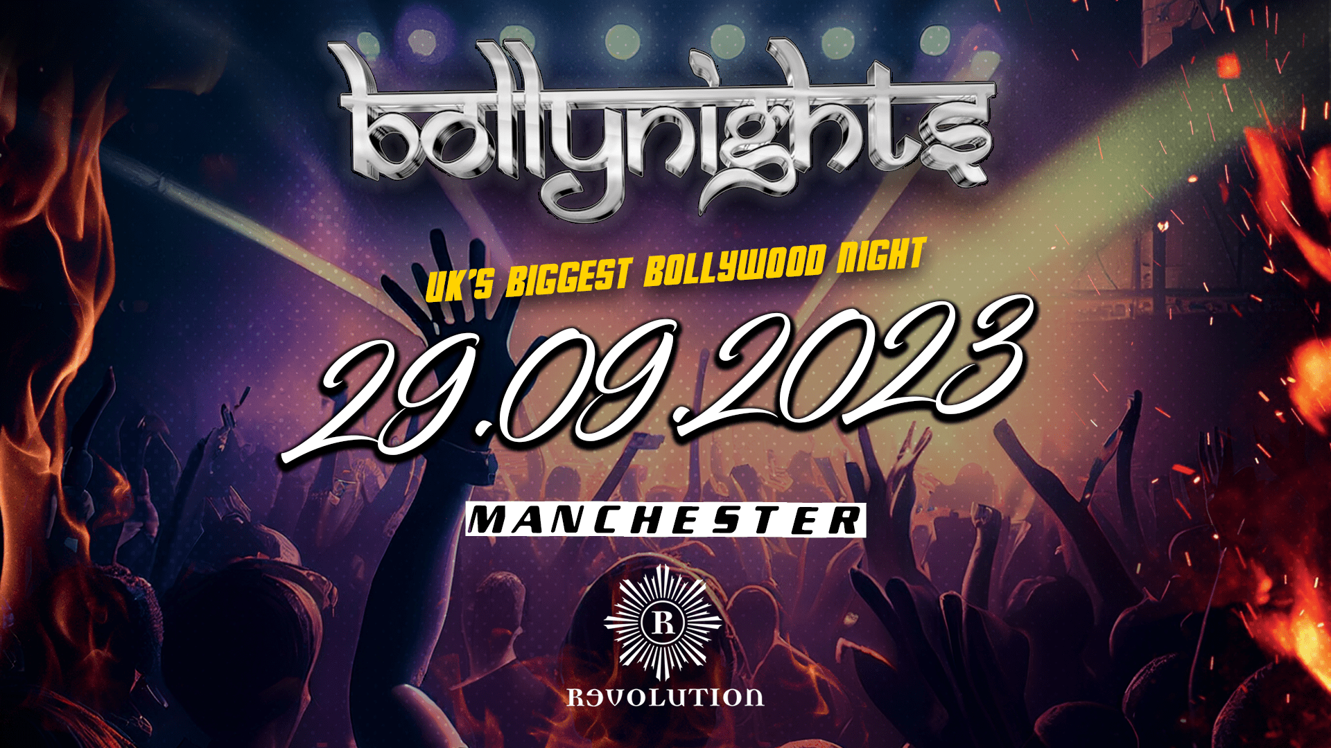 Bollynights Manchester – Friday 29th September | Revolution Deansgate Locks