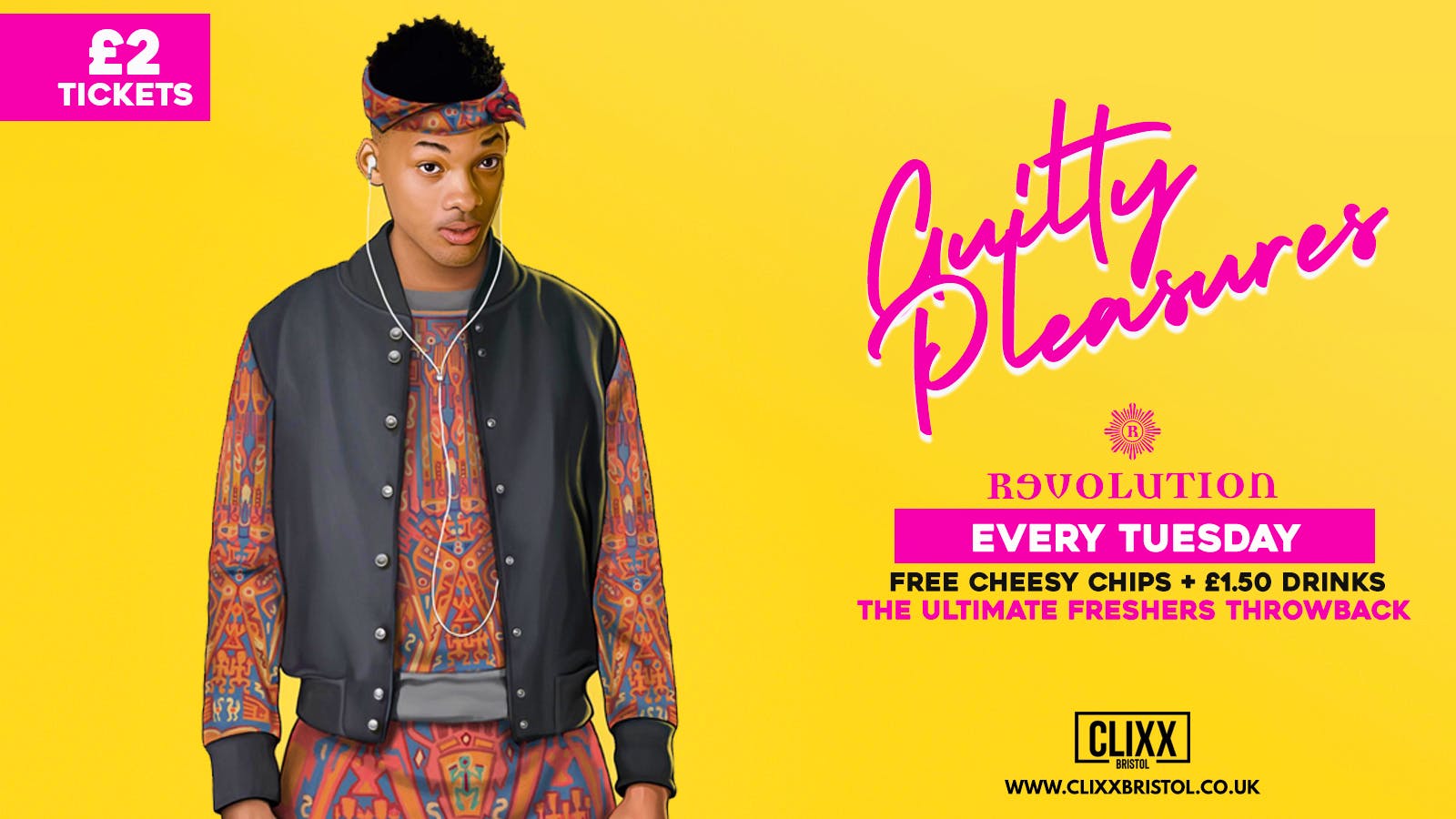 Guilty Pleasures – Summer Throwback  /  £2 TICKETS – Includes a FREE 3 SHOT STICK