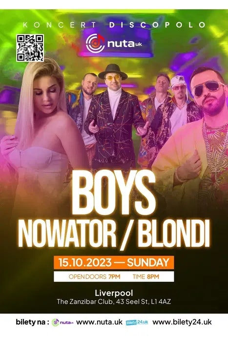 Live: Boys, Innovator, Blondi