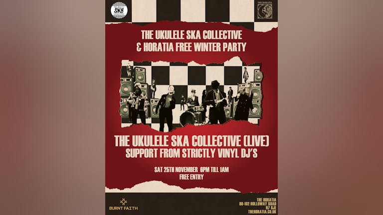 The Ukulele Ska Collective & Horatia free winter party