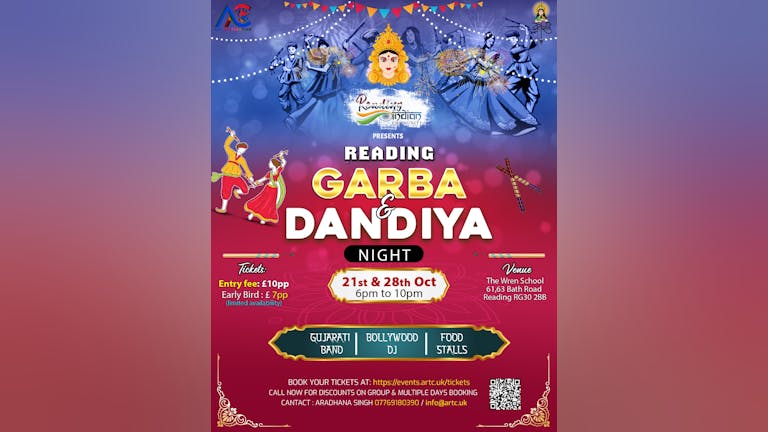 Reading Garba & Dandiya Night - 28th Oct
