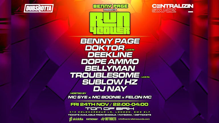 Benny Page presents: 'Run 4 Cover' Album Launch Party