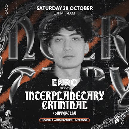 ENRG Halloween w/ Interplanetary Criminal at Invisible Wind Factory - 28th October