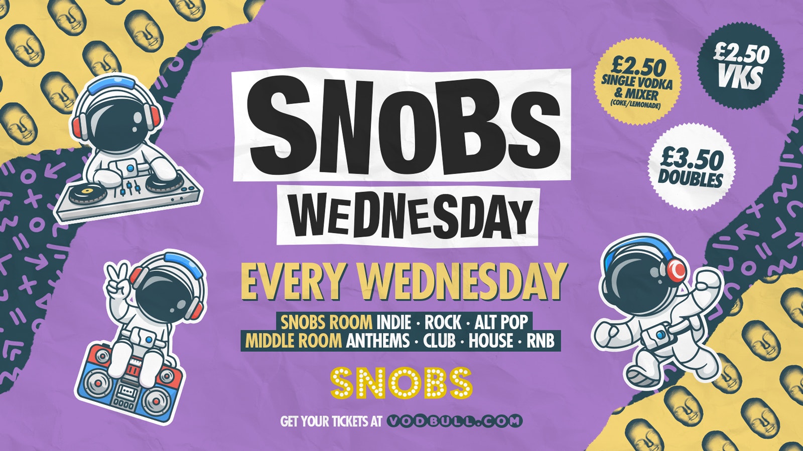 🎶 SNOBS WEDNESDAY!! [TONIGHT!]🎶 04/10