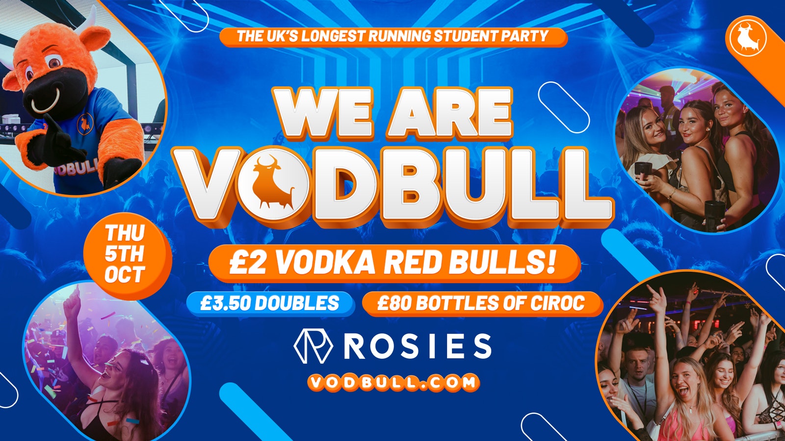 🧡WE ARE Vodbull at ROSIES!! [FINAL TIX!!!] 🌟 05/10 🧡