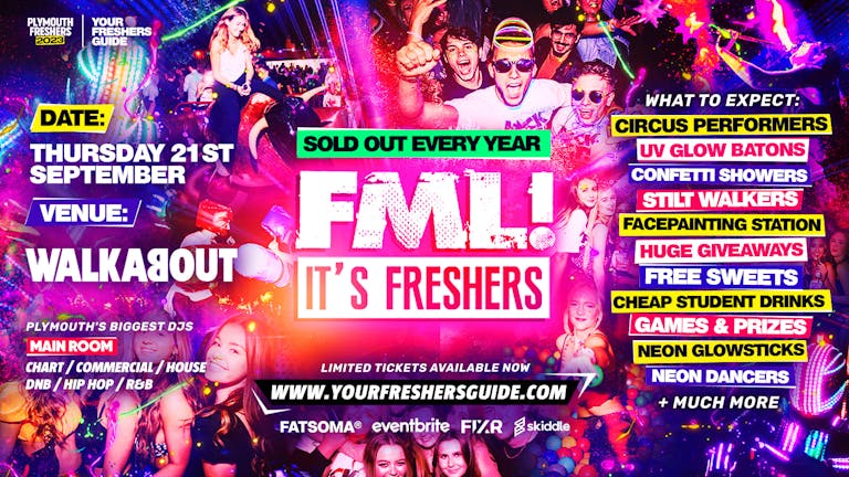 FML IT'S FRESHERS | Plymouth Freshers 2023 - TICKETS SELLING OUT FAST! 🔥