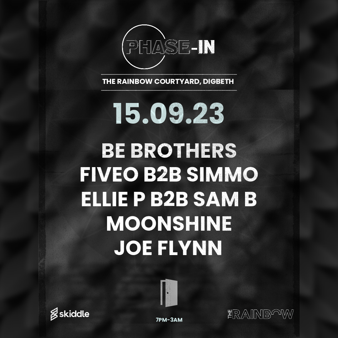 Phase-In Rave @ The Rainbow Courtyard, Digbeth Part 2 at The Rainbow ...