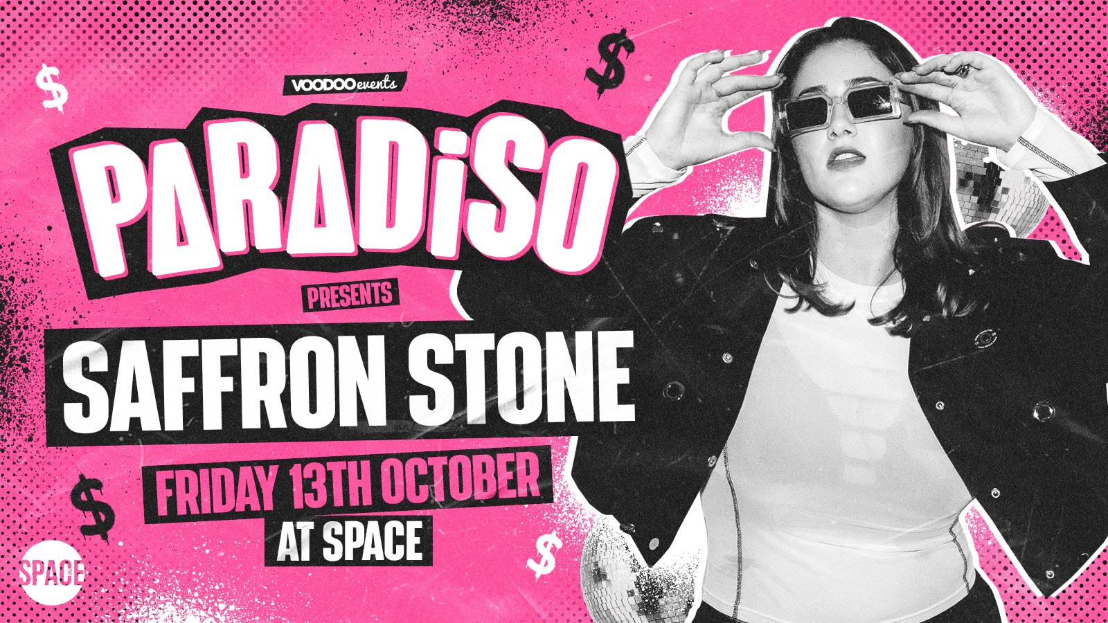 Paradiso Fridays at Space – SAFFRON STONE – 13th October