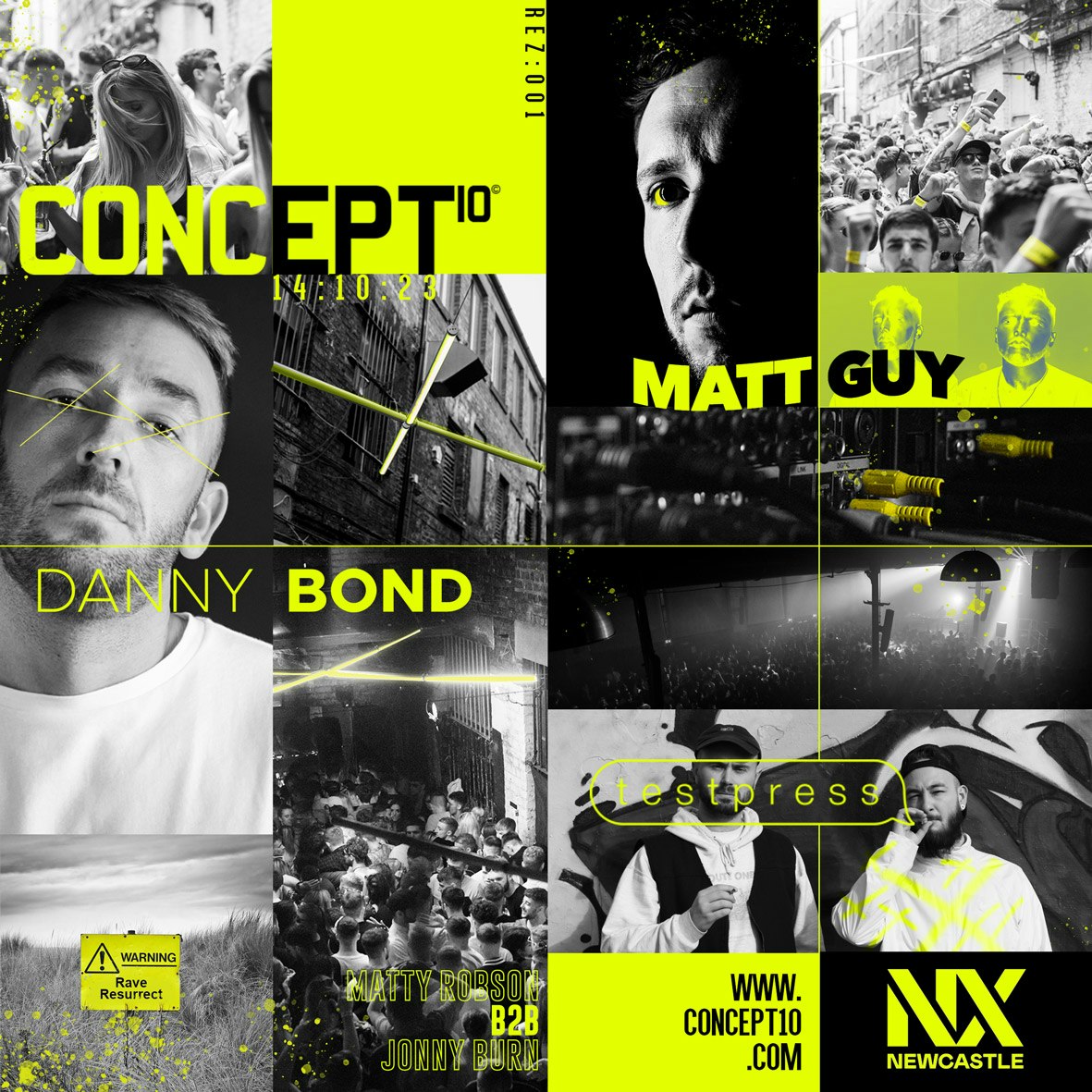 CONCEPT10 – MATT GUY / DANNY BOND / TESTPRESS – NX NEWCASTLE