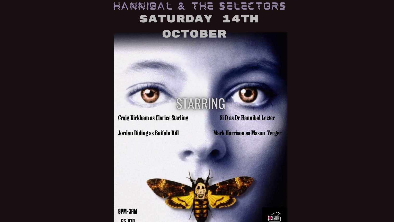 Hannibal and The Selector’s | Saturday 14th October 2023 | Sunbird Records, Darwen