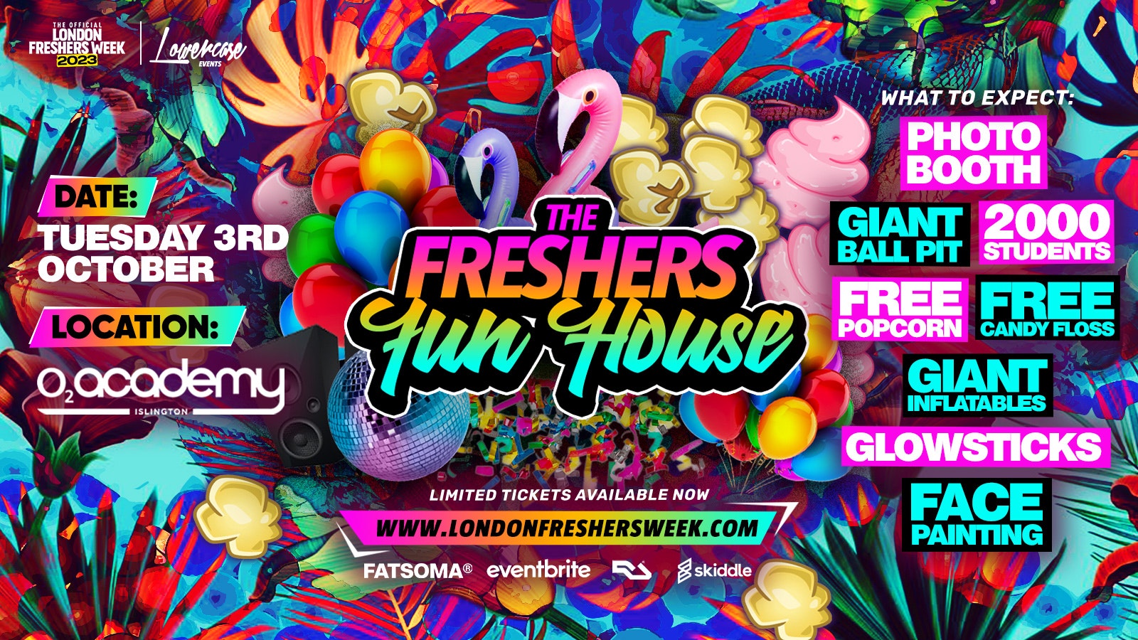 The Freshers Fun House! 🎉ENTER THE PLAY HOUSE🎉 – London Freshers Week 2023 – [WEEK 3]