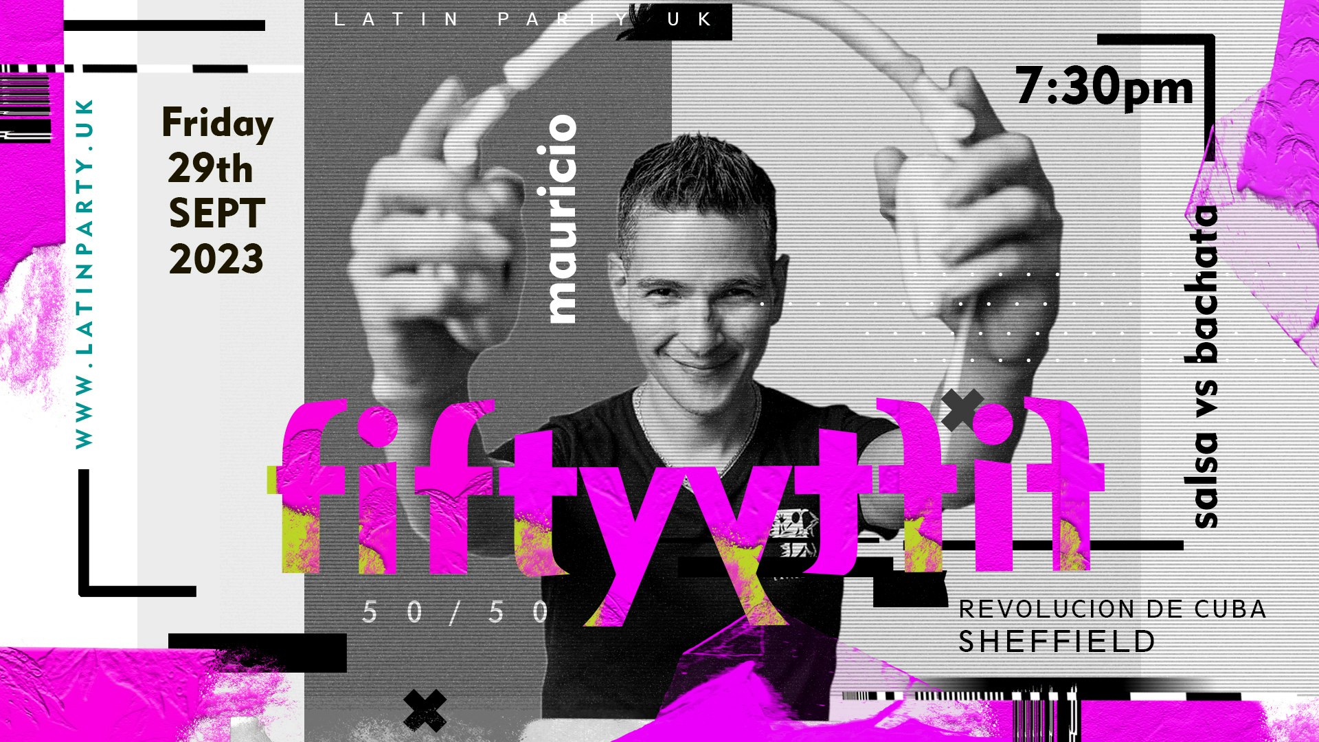 50/50 Sheffield –  Salsa & Bachata with Mauricio Reyes | Revolucion de Cuba