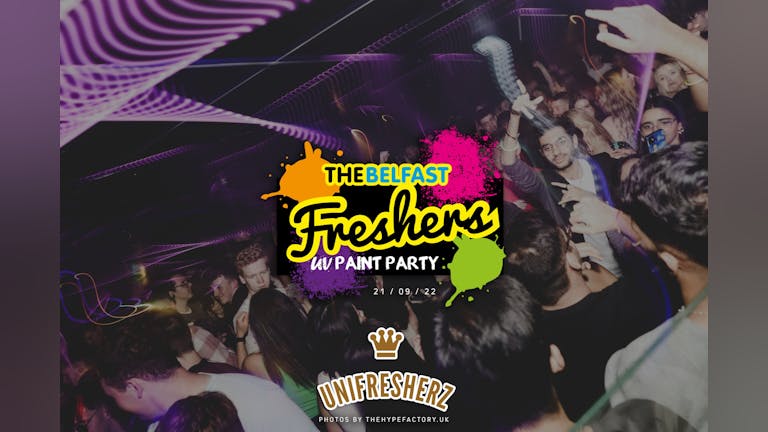 Belfast Freshers UV Party 2023 Venue confirmation - (only use if you have already bought a ticket)