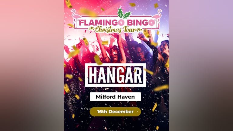 **FINAL 5 TABLES NOW ON SALE **Flamingo Bingo Christmas tour at Hangar Milford Haven!
