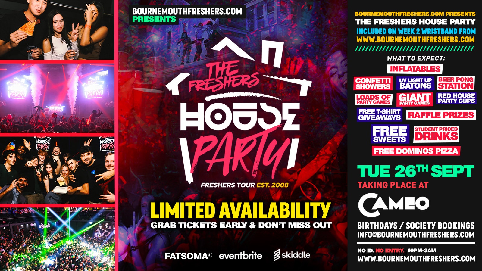The Project X Freshers House Party – Bournemouth Freshers 2023
