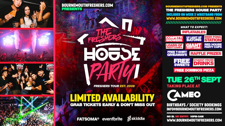 The Project X Freshers House Party - Bournemouth Freshers 2023 