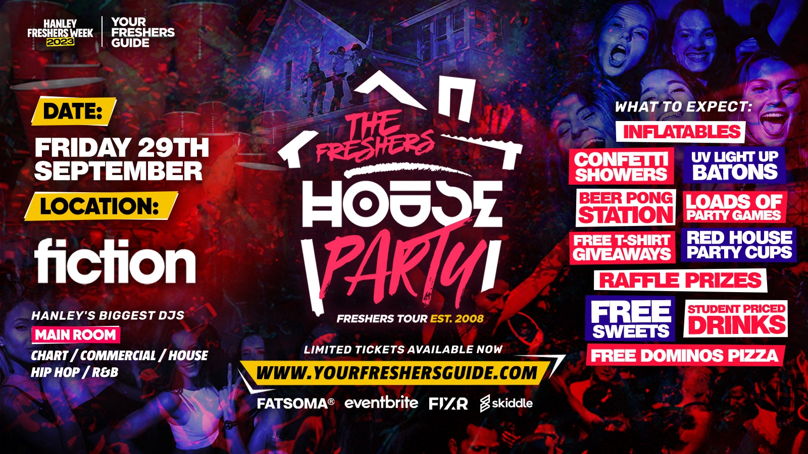 The Project X Freshers House Party | Hanley Freshers 2023 – Keele Freshers 2023 & ﻿Staffordshire Freshers 2023