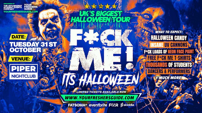 F*CK ME It's Halloween | Hull Freshers 2023 - FINAL 50 TICKETS!⚠️