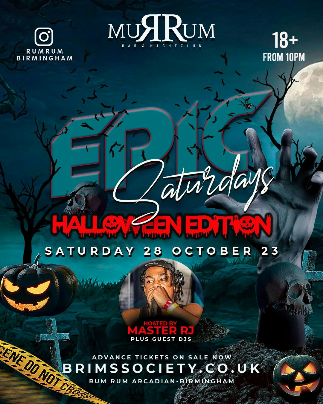 EPIC SATURDAYS PRESENTS HALLOWEEN SPECIAL AT RUM RUM 🔞