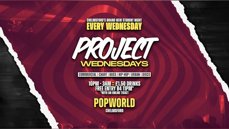 Project Wednesdays • EVERY week at Popworld Chelmsford