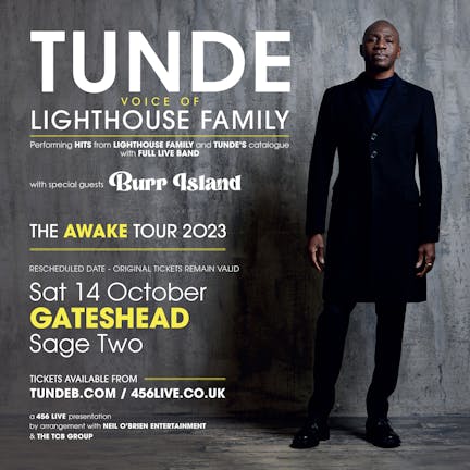 Tunde (Voice of Lighthouse Family) | Newcastle