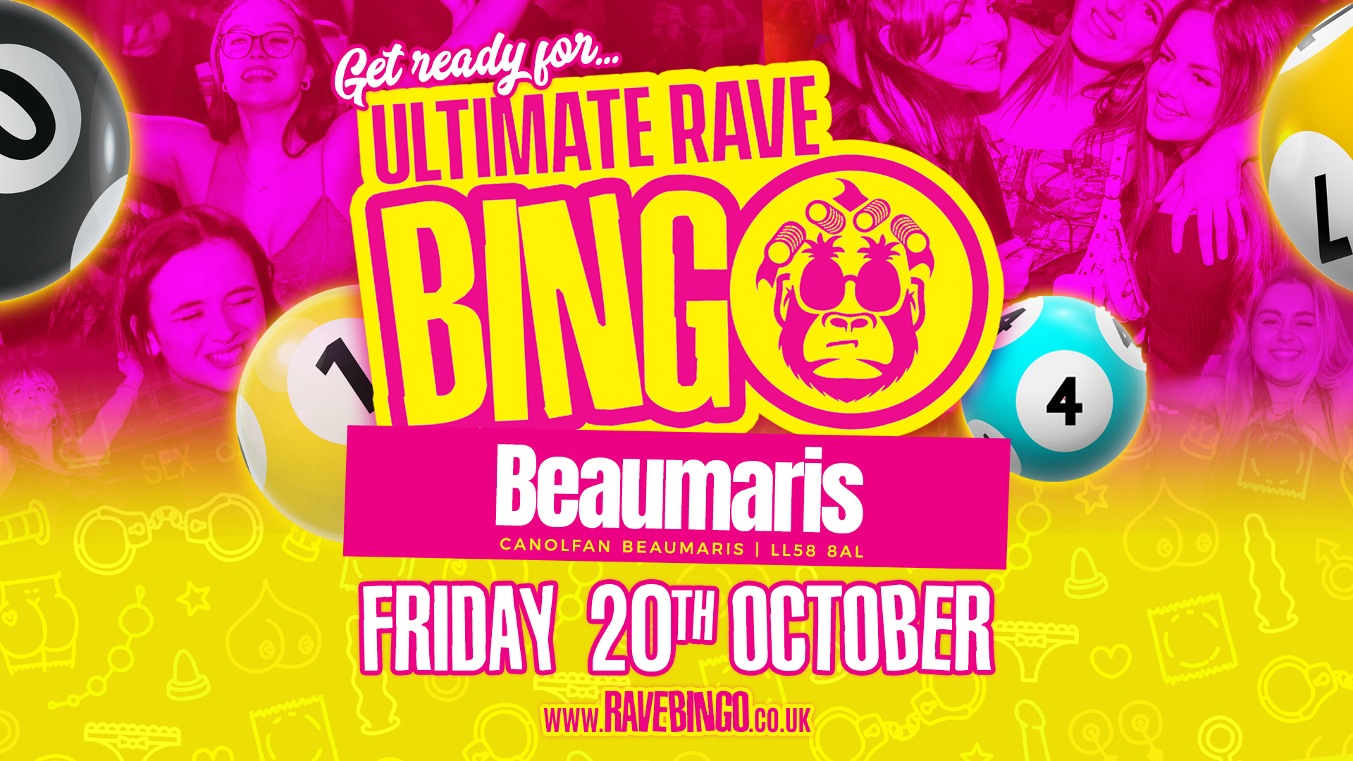 Ultimate Rave Bingo // Beaumaris // Friday 20th October